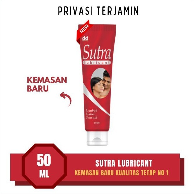 Bestbuy0404 Sutra Lubricant - Pelumas Lebih Licin Kemasan Botol Tube 50 Ml