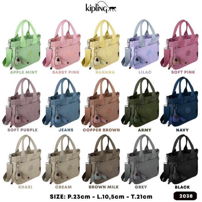 [S3TYA_SHOP] Tas Selempang Kipling 9641 Import 5 Ruang