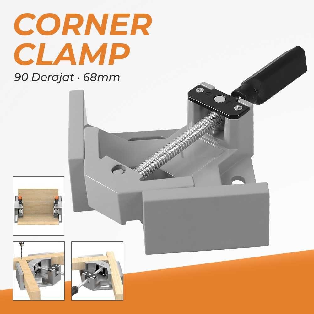 

HIFESON Corner Clamp Penjepit Frame Kaca Kayu Angle 90 Derajat 68mm - CC90 #IbrahimaStoree