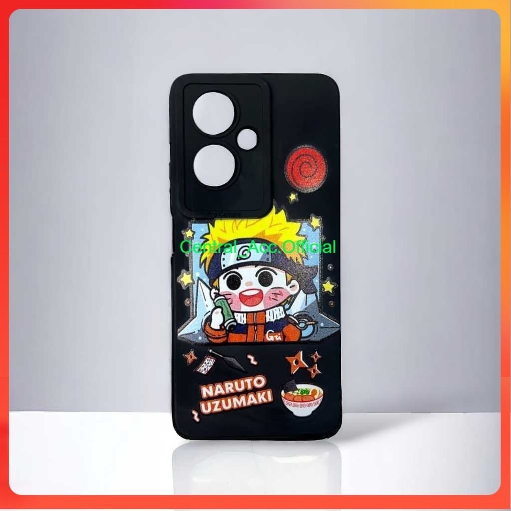OPPO A57 2022 | A77 | A77S | A71 | A79 5G | A83 CASE SILICONE CASING CORAK MOTIF GAMBAR NARUTO ONE P