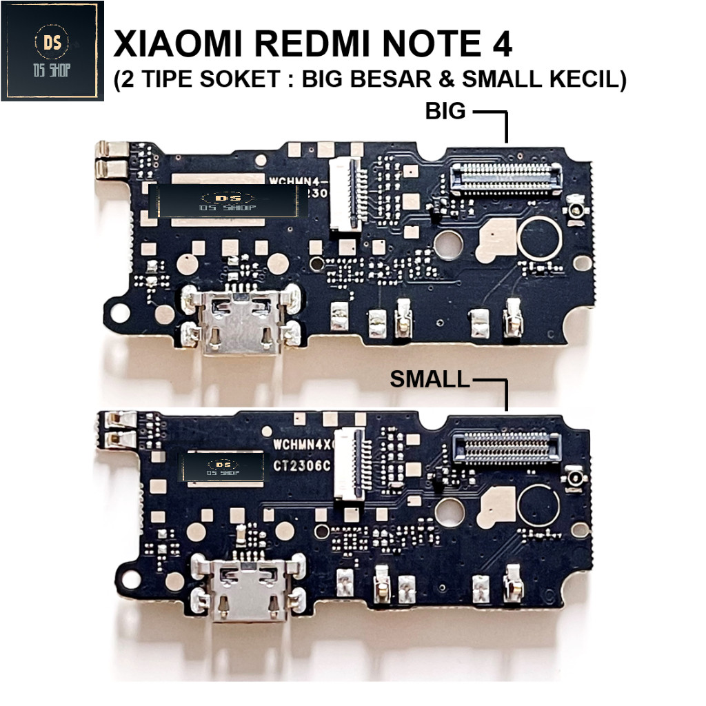 FLEXIBEL PAPAN CAS CHARGER BOARD KONEKTOR PCB FLEXIBLE USB CHARGING MIC & HF XIAOMI REDMI NOTE 4 MTK