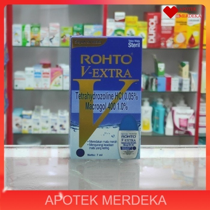 rohto v extra 7 ml / tetes mata rohto