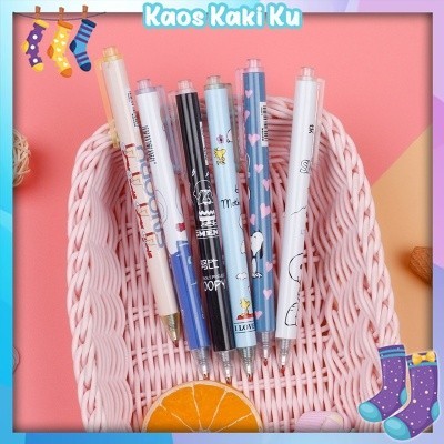 

Pulpen Gel Motif Snoopy Pulpen Pelajar Dan Kantor Pena Lucu Puppy Snoopy Press Gel Pen 595