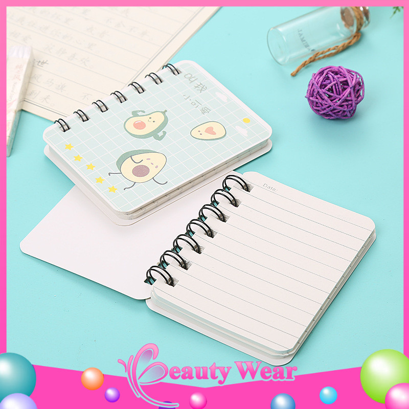 

Buku Catatan A7 Buku Tulis Kertas Mini Notebook Ring Motif