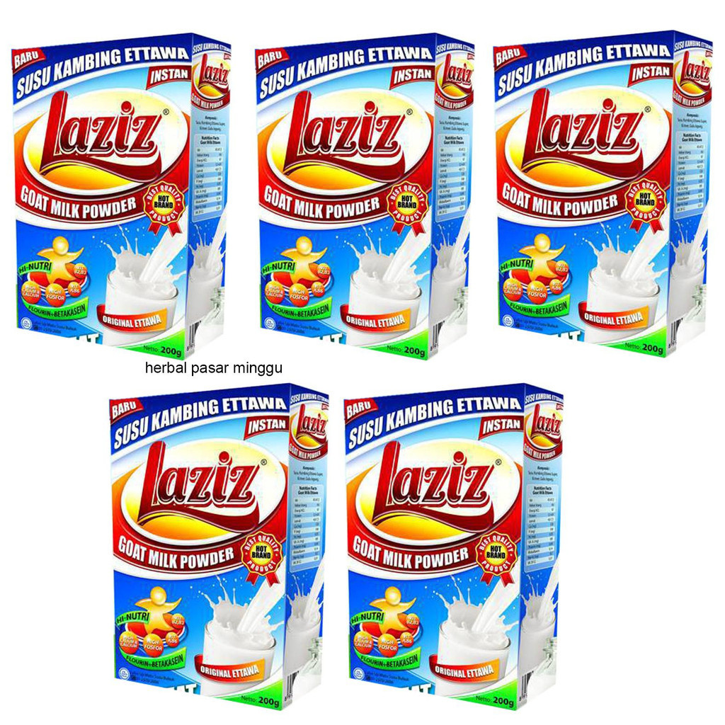 

Laziz Susu Kambing Bubuk paket 5 bok