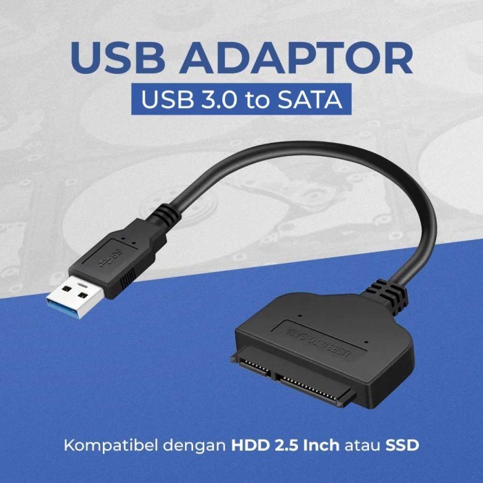 Buzper Kabel Konektor USB 3.0 SATA Hardisk PC HDD Internal Eksternal