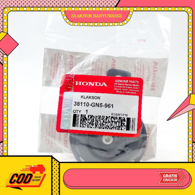 Klakson Sepeda Motor - klakson motor suara keras - 35010-GN5-900 Part sepeda motor