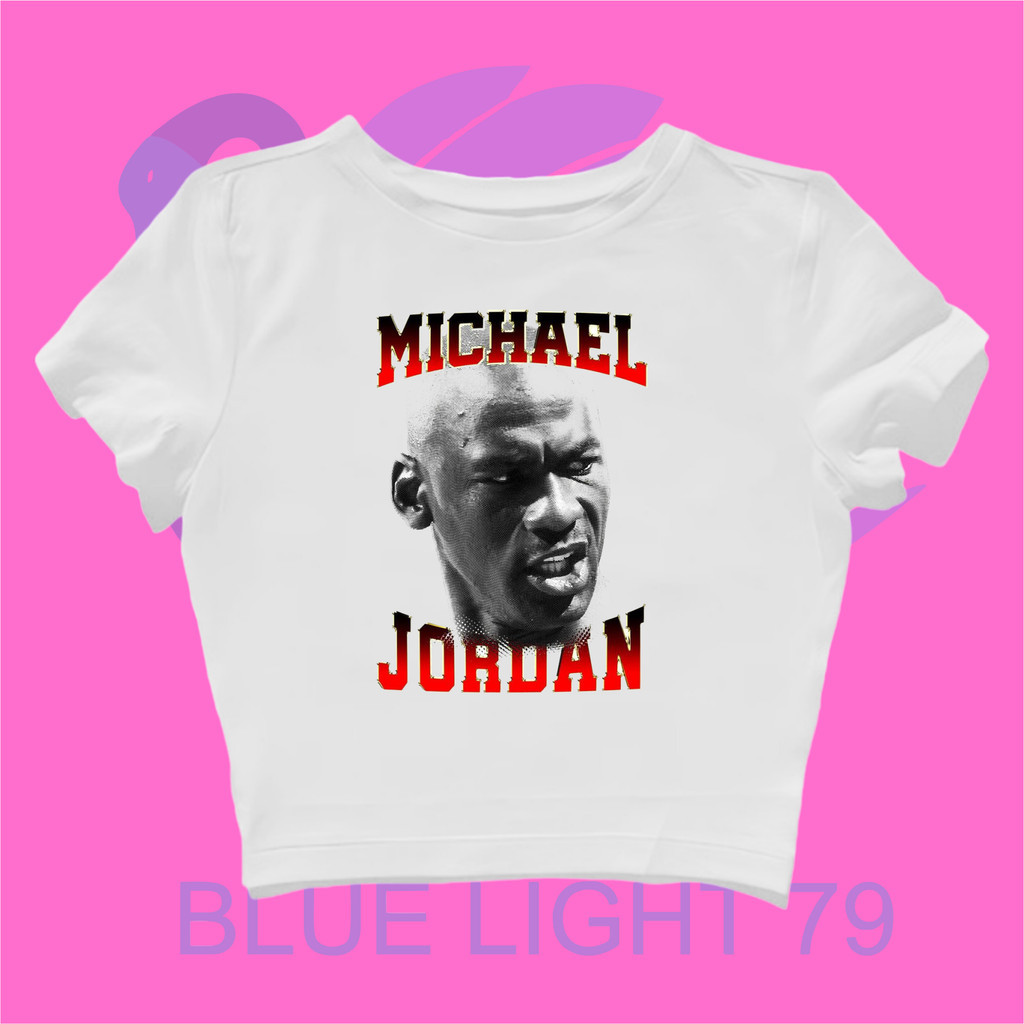 CROP TOP MICHAEL JORDAN | BABY TEE MICHAEL AIR JORDAN - NIKE AIR JORDAN - CROP TEE JORDAN NBA BASKET