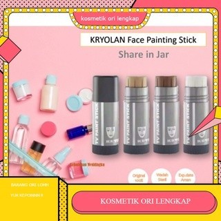(SHARE IN JAR) Kryolan Stick Foundation | Krayolan Face Painting | Shading & Highlighter MUA SHARE I