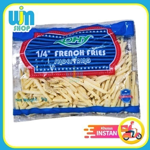 

Kentang Goreng Frozen 1kg KDHY French Fries Shoestring WJM Makanan Beku