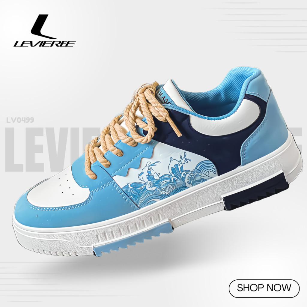 PROMO LVR FREE BOX Sepatu Sneakers Pria Sepatu LV0499