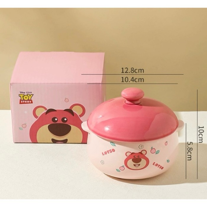 disney ceramic bowl mangkuk keramik tahan panas mickey donald - Lotso