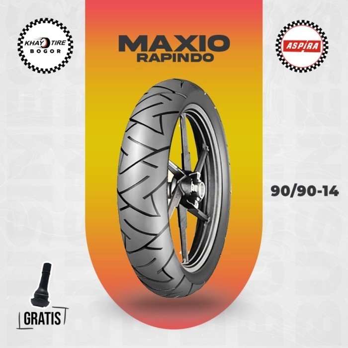 Ban Tubles Motor Matic ASPIRA MAXIO RAPIDO 90/90 - 14