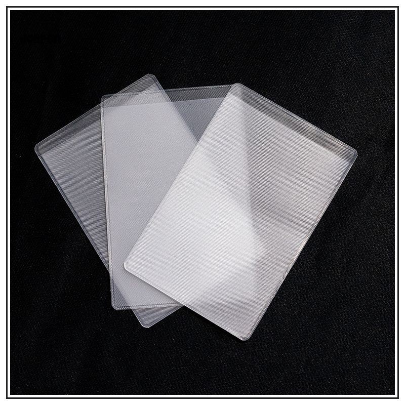 

bank kartu bus penutup kartu transparan Casing kartu ID anti-magnetik PVC tahan aus kartu ID