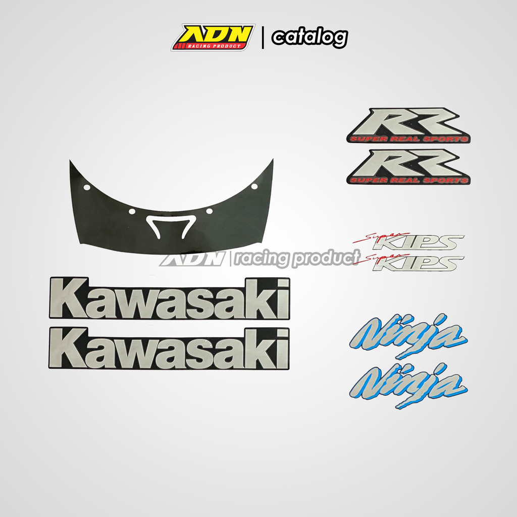 Striping Kawasaki Ninja RR Old Navy Biru Dongker 2008 2009