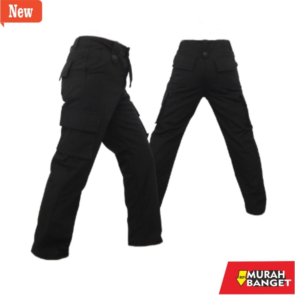 Celana panjang cargo pria yg lagi viral- SKD CELANA PDL POLRI BRIMOB HITAM CELANA PDL POLRI HITAM CE