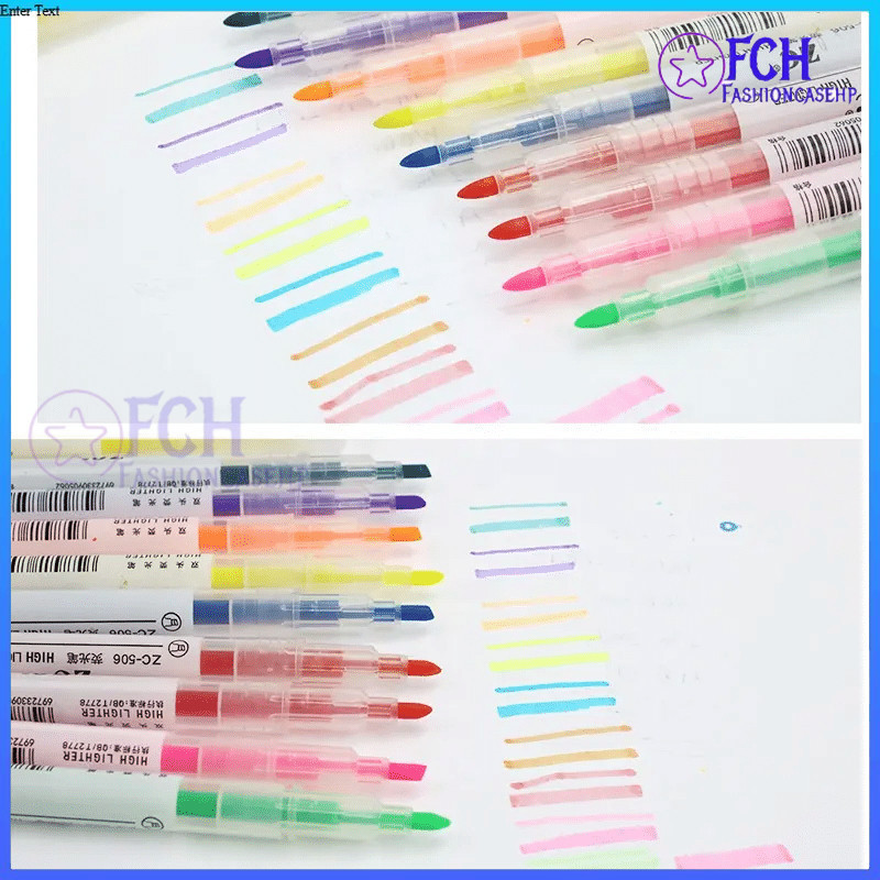 

FCH PENSIL WARNA STABILO SET 6PCS 2 SISI 2IN1 WARNA WARNI PASTEL PANJANG MEWARNAI ANAK SEKOLAH