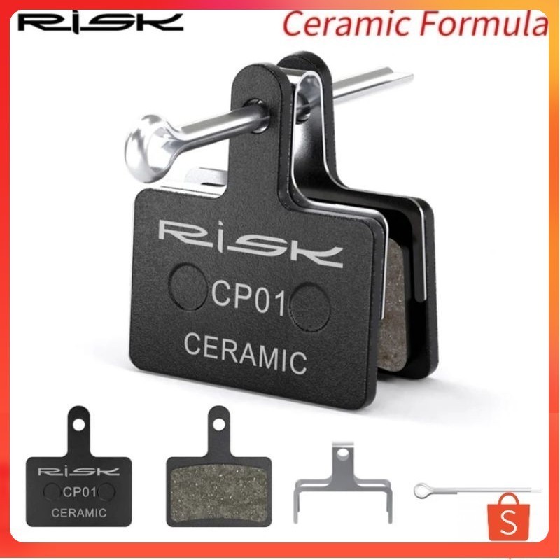 Risk Kampas Rem Ceramic For Shimano Alivio Acera Altus Brake Pad Rem Sepeda MT200 MT201 MT400 MT500 