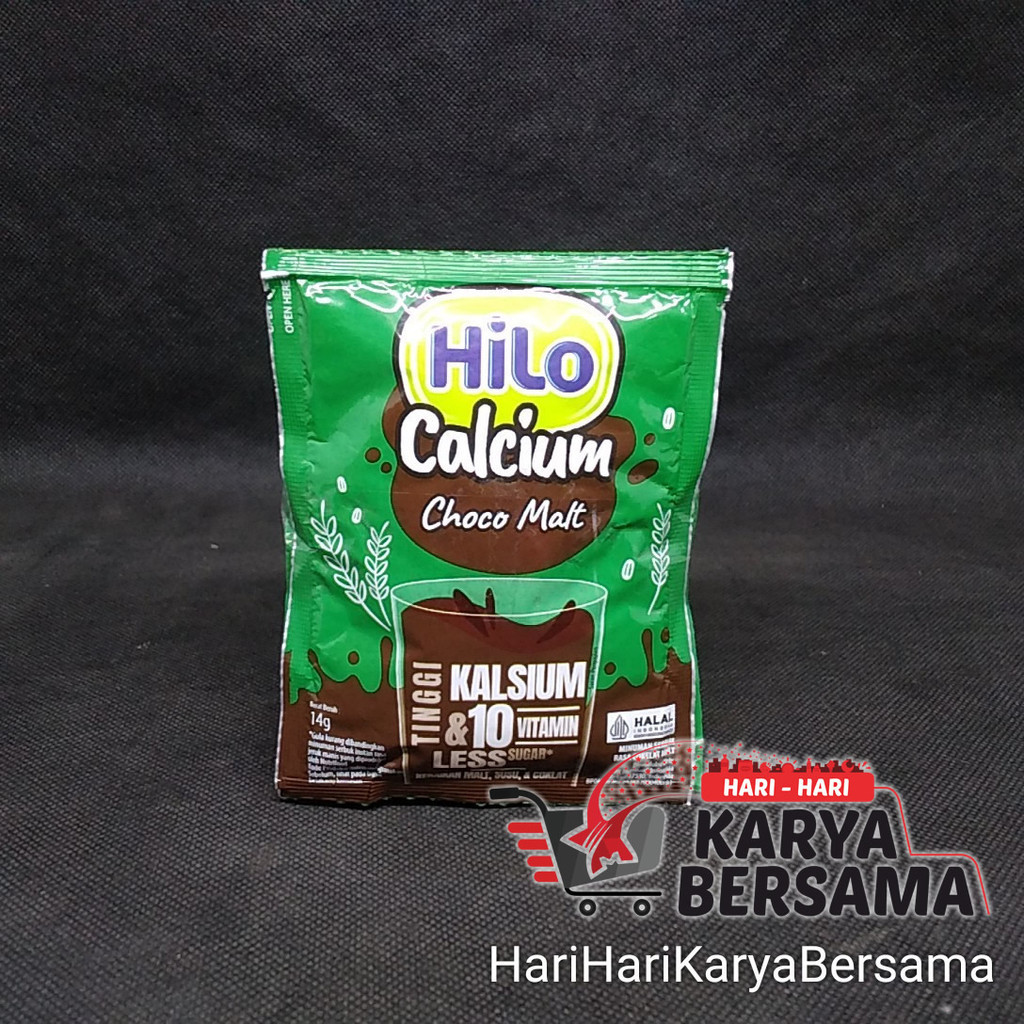 

HILO CALCIUM CHOCO MALT SACHET PACK ISI 5'S X 14GR