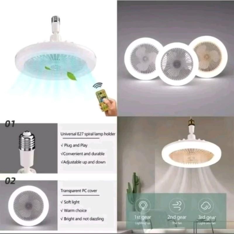 Kipas Angin Gantung Chorono RHF 500 Kipas Lampu Gantung Kipas Angin Lampu RHF500 Kipas Lampu Remot