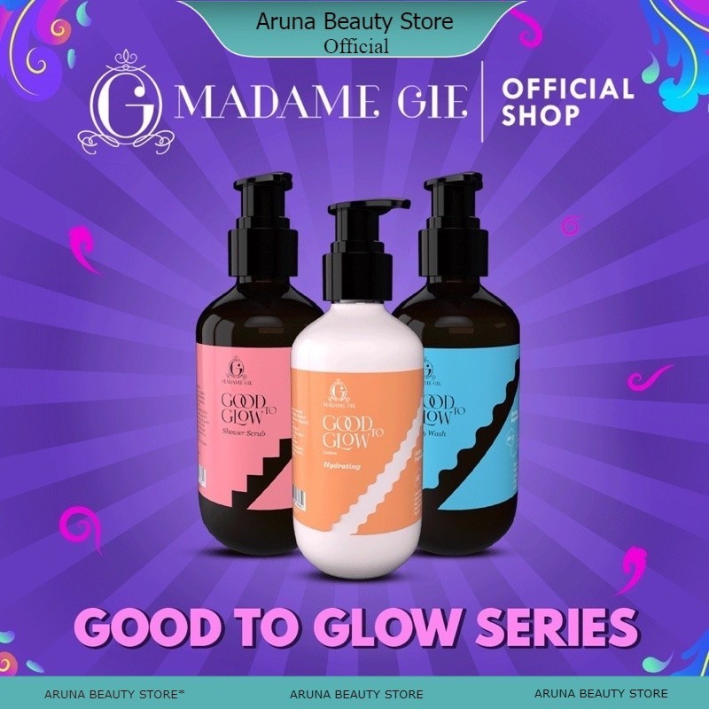 AB - MADAME GIE GOOD TO GLOW SERIES BODY CARE / MADAME GIE SOWER SCRUB BODY LOTION