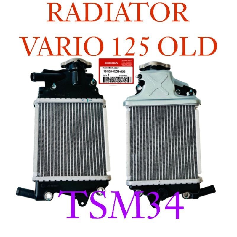radiator Set Vario 125 old radiator vario125fi KZR