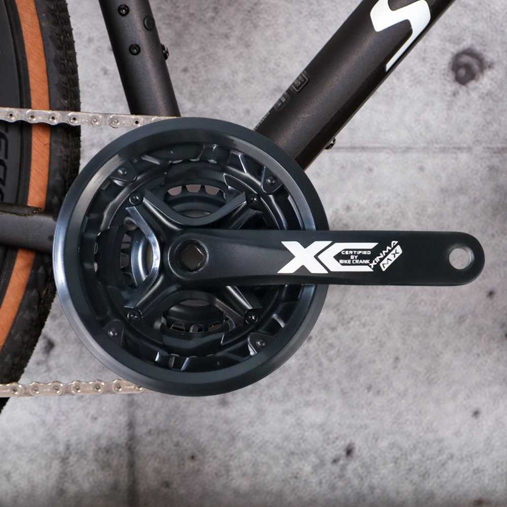 XINMA MX Gigi Crankset Sprocket Sepeda 24T 34T 42T 7/8/9 Speed - JM31P -RB