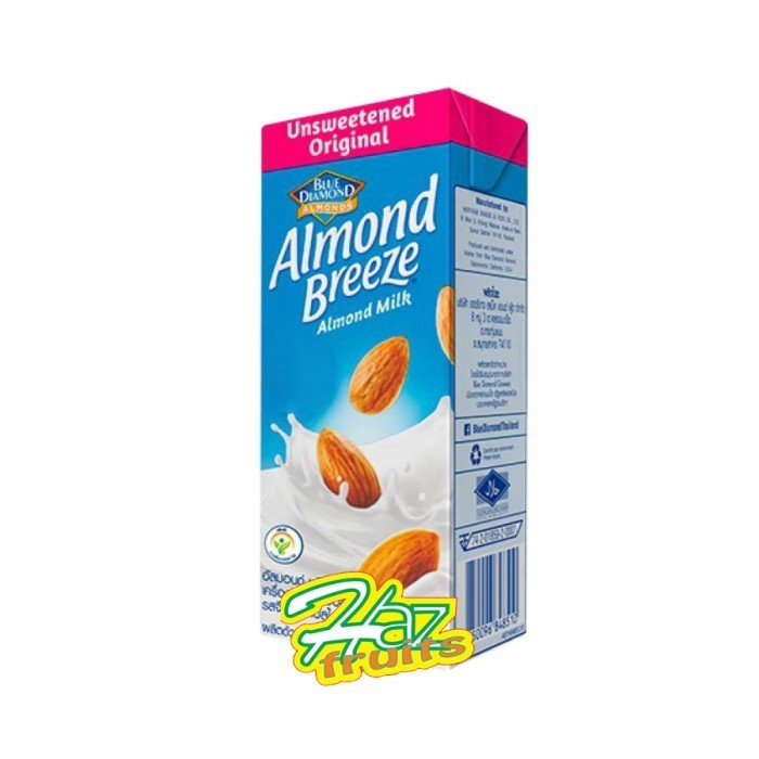 

Blue Diamond Almond Breeze Almond Milk Unsweetened Original 180ml (1 Ctn = 24pcs)