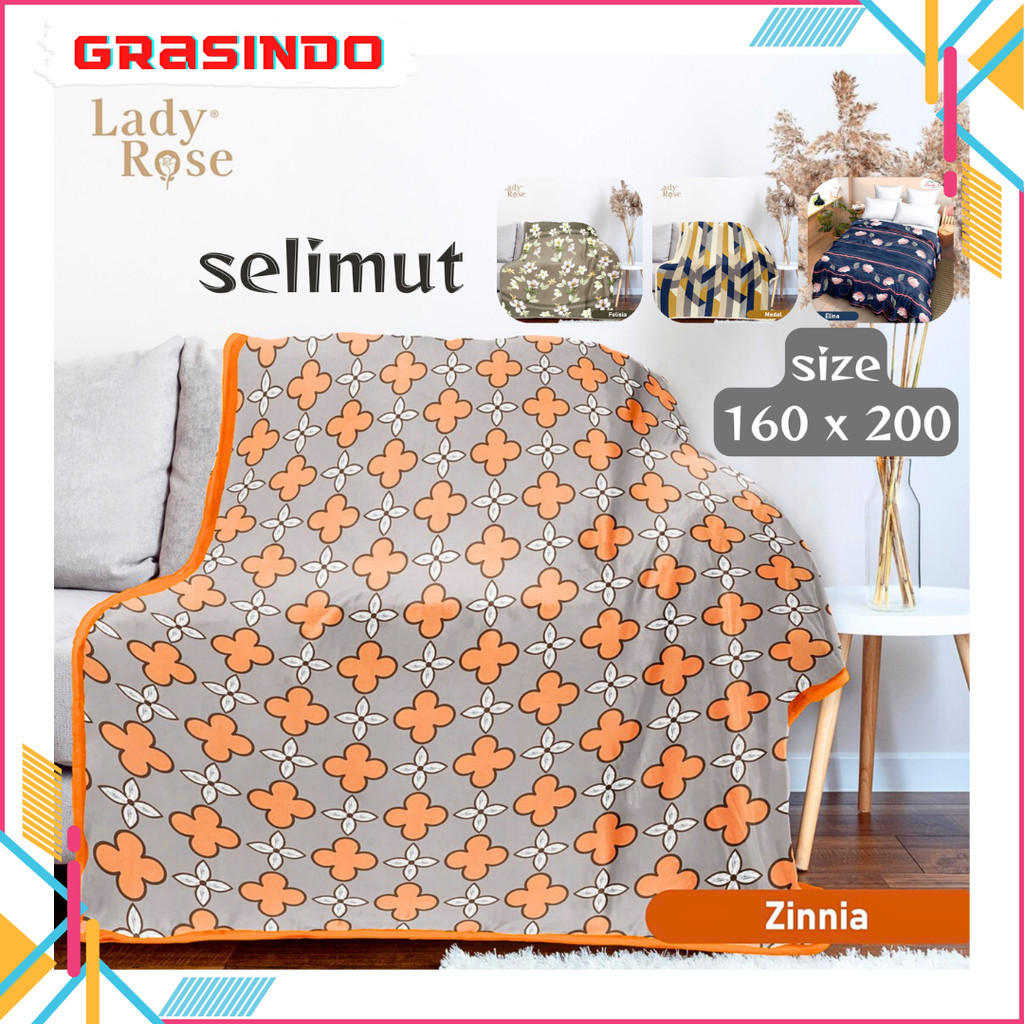 Lady Rose Selimut Ladyrose Ukuran 160x200 Motif Anak Lucu, Karakter dan Bola