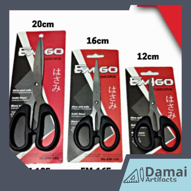 

GUNTING STAINLESS TAJAM EMIGO / GUNTING KECIL SEDANG BESAR