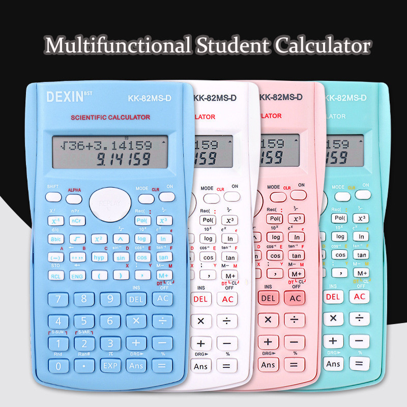 

School Engineering Scientific Calculator Students Stationary Calculating Tools Exam Function Creative Color Calculator