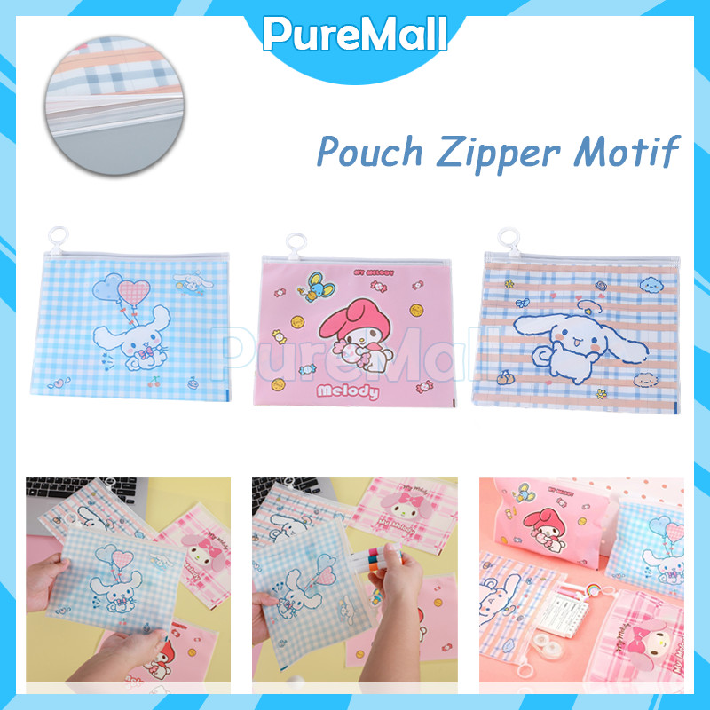 

Tempat Pensil Sanrio / Pouch Zipper / Zipper Stationery Bag