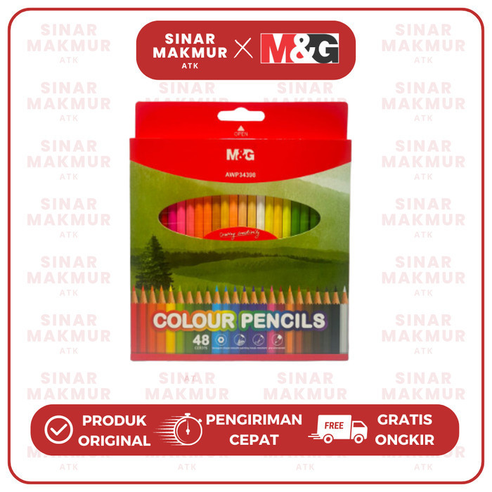 

Pensil Warna/Color Pencil Hexagonal 48 Warna M&G AWP34398 (Set)