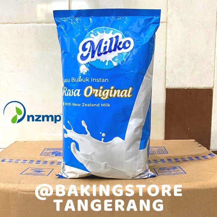 

TERJUAL Susu Bubuk Nzmp 1 kg full cream Milko | Susu Bubuk Rasa Original