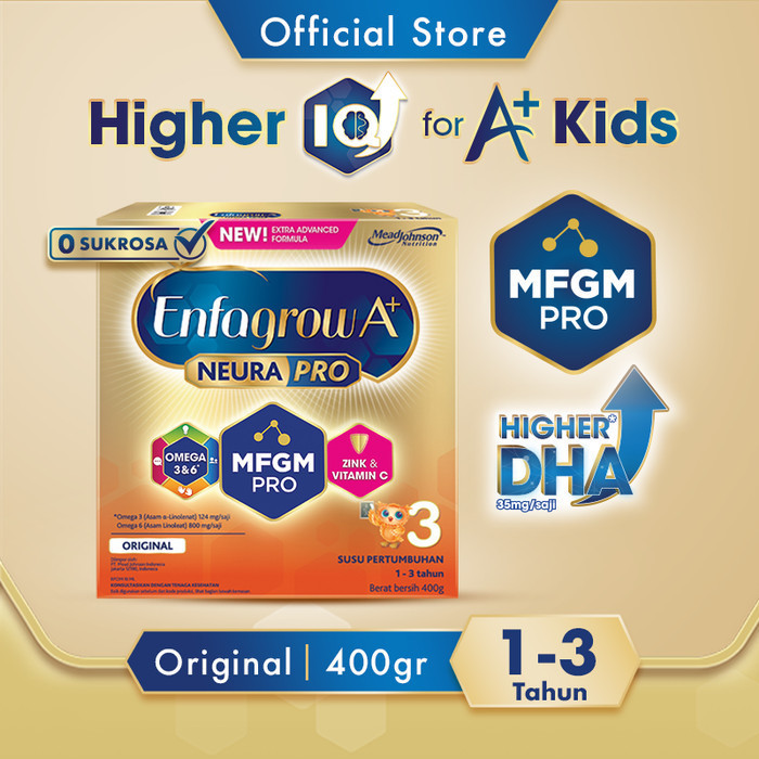 

TERJUAL Enfagrow A+ 3 Susu Formula Original 400g
