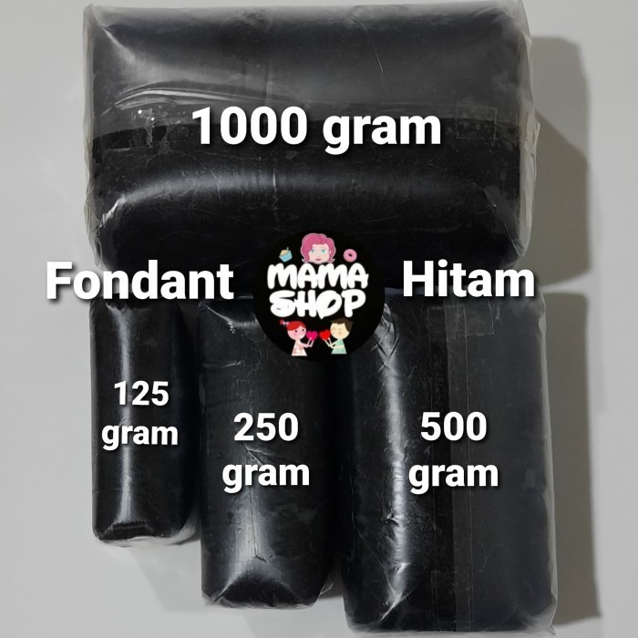 

TERJUAL Fondant Hitam Merk Donnica 250 Gram Gula Dekor Bahan Hiasan Kue