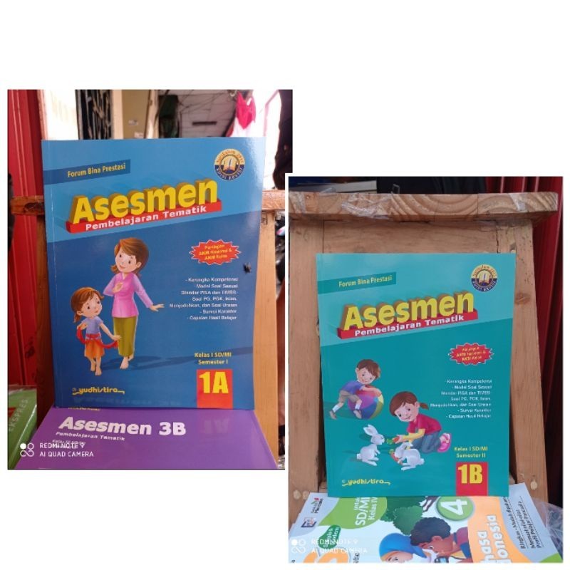PROMO Buku Asesmen Pembelajaran Tematik 1A 1B Kelas 1 SD K13 Yudhistira