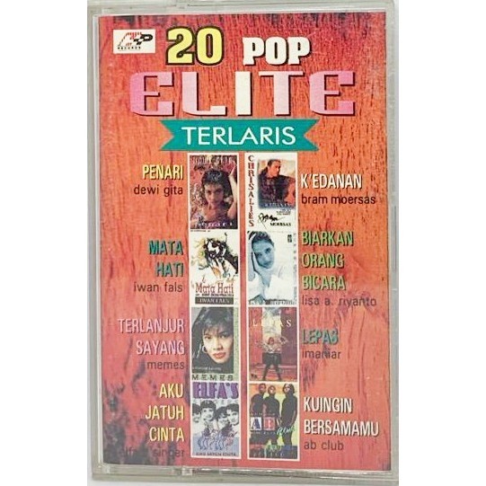 kaset pita 20 Pop Elite Terlaris