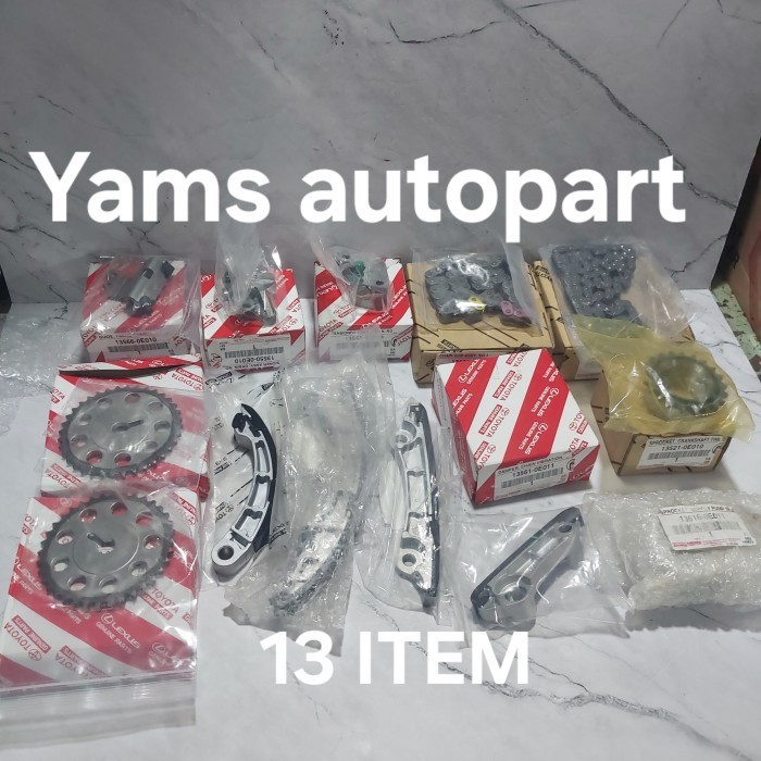 TIMING CHAIN SET RANTAI KETENG TIMING TOYOTA INNOVA REBORN DIESEL 2GD ORIGINAL