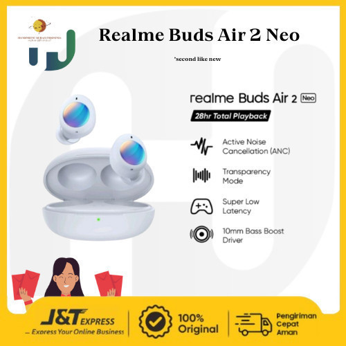 Realme Buds Air 2 Neo | Original 100% | TWS | Second Like New