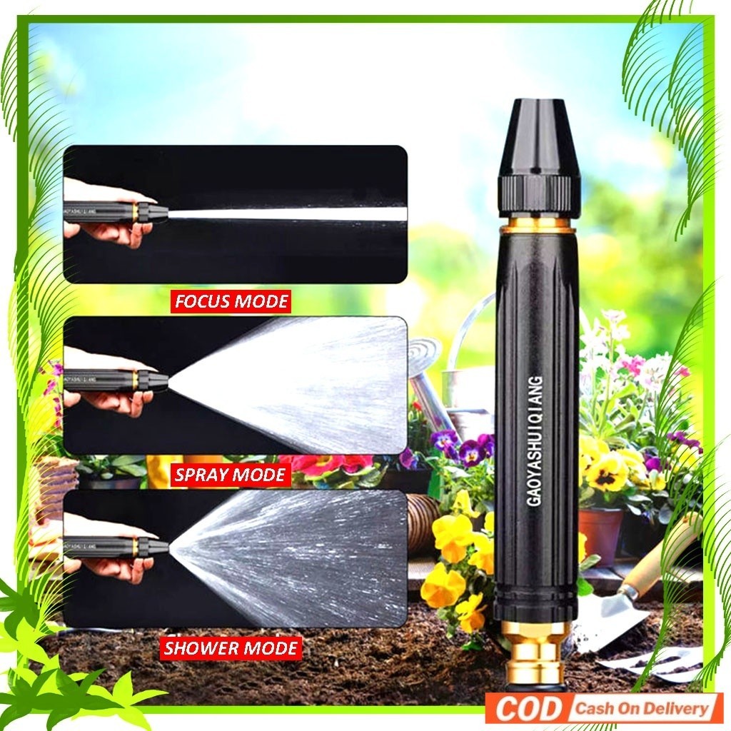 Semprotan Air Kuningan Upgrade Hose Nozzle Spray Steam Semprotan Taman Motor Mobil - Spray Steam Sem
