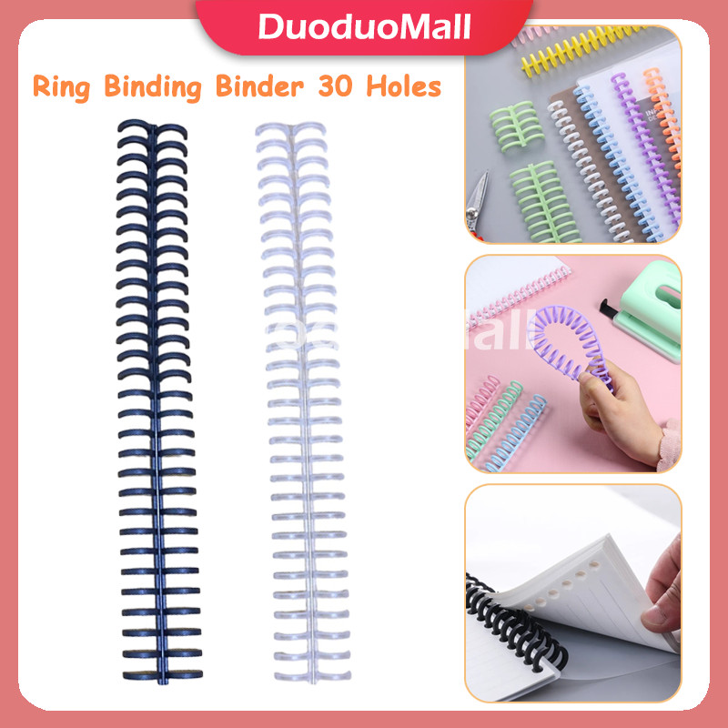 

Ring Binder Plastik DIY 30 Lubang/Ring Binder Spiral