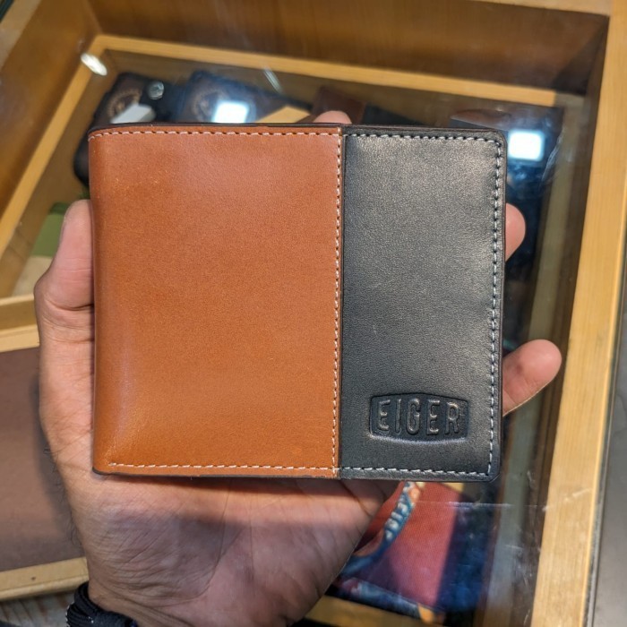 EIGER 1989  DOMPET KULIT KANNA WALLET SHORT LEATHER - BROWN