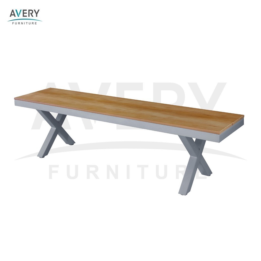 Avery - OFB-001 - Kursi Panjang Besi / Kursi Makan Besi / Bangku Teras Panjang