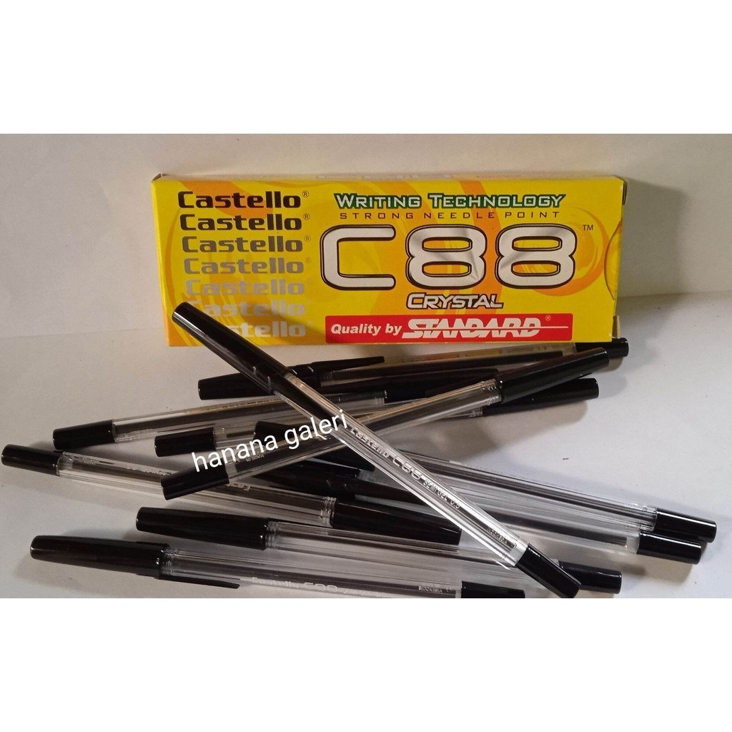Pulpen/Ballpoint/Pena Castello C88 Crystal Standard
