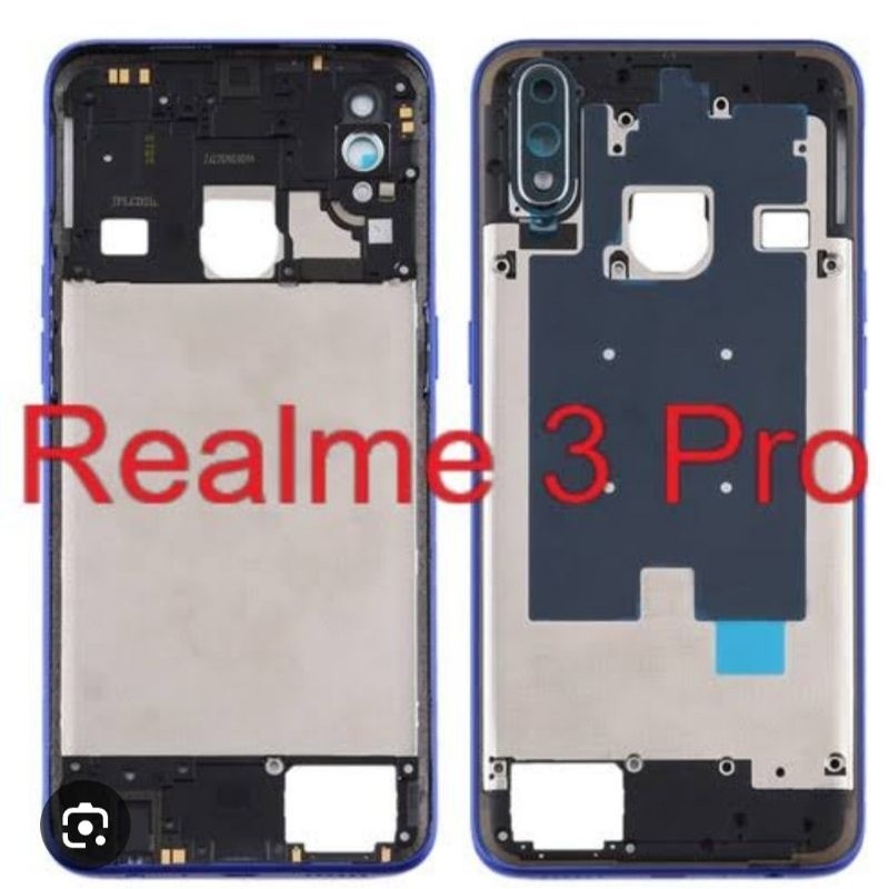 BEZEL TULANG TENGAH FREME REALME 3PRO/REALME3PRO