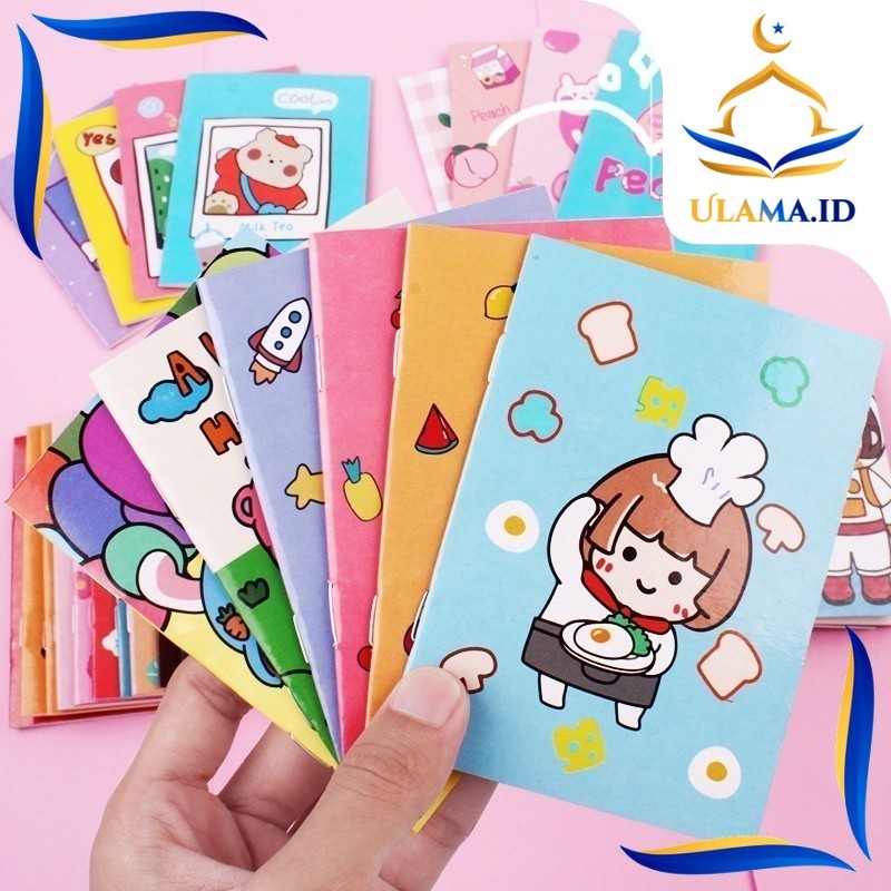 

SMS Buku Tulis Mini Motif Kartun Note Book Mini Cartoon Mini Book Notepad Karakter Buku Tulis Memo Kecil Murah Import STK2