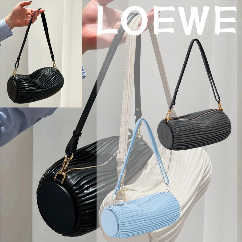LOEWE pleated nappa leather bracelet small bag/women's bag/shoulder bag