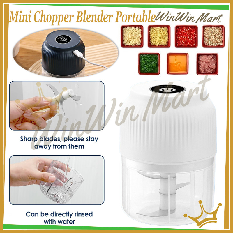 Mini Chopper Blender Portable/300ml Portable Penggiling Bumbu/Mini Serbaguna Blender Bumbu
