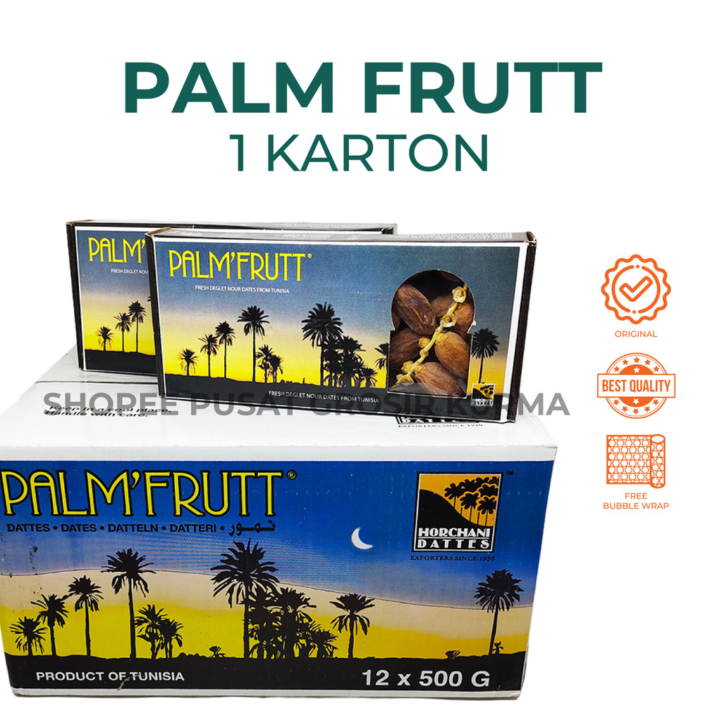 KURMA TUNIS PALM FRUIT DUS / KURMA PALM FRUTT ORIGINAL / KURMA PALM FRUIT